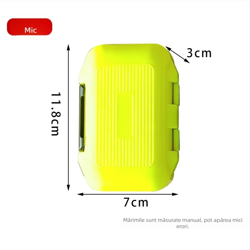Cutie ABS pentru accesorii de pescuit – depozitare momeli, unelte mici și cârlige