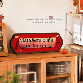 Set decorativ din cristal, în stil nou chinezesc, cu rame pentru caligrafie și picturi festive pentru living și consolă TV