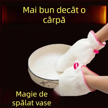 Cârpa de bucătărie din fibre de bambus, impermeabilă, multifuncțională, pentru absorbția uleiului