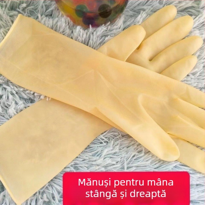 Mănuși de unică folosință îngroșate din tendon de vită pentru gospodărie, spălat vase, impermeabile, latex universal