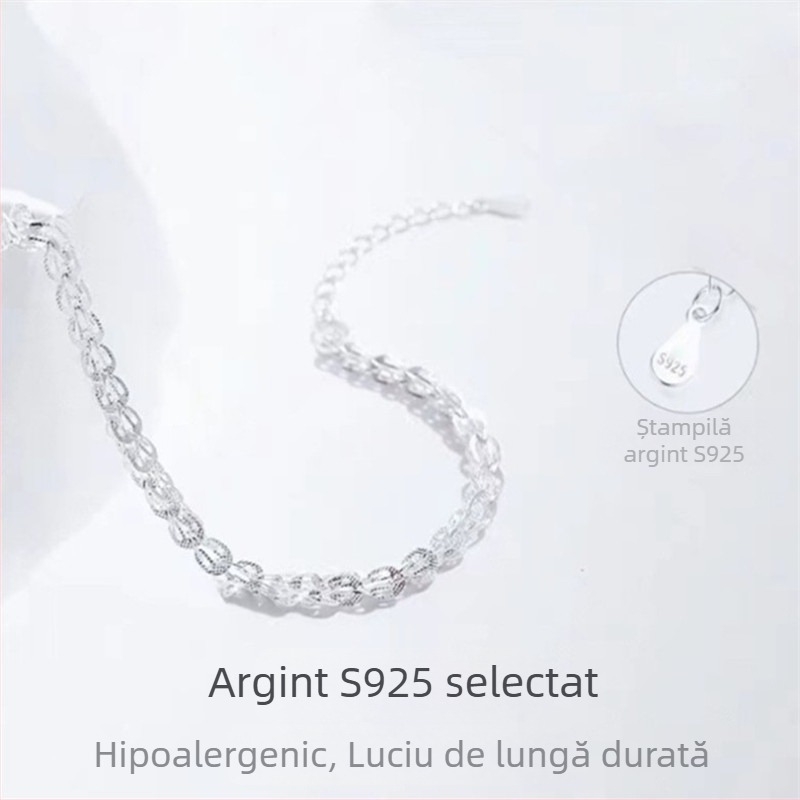Brățară din argint 925 pentru femei, design unic cu coadă de fenix, reglabilă pentru prietene