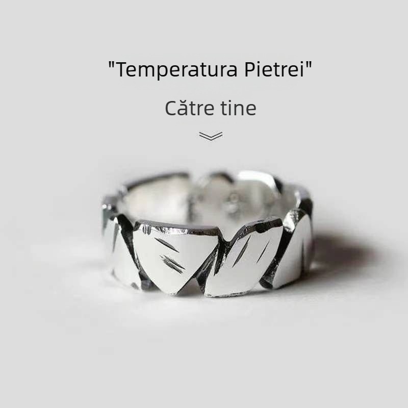 Inel de cuplu din argint sterling – personalizat, modern pentru bărbați și femei, simbol etern al iubirii