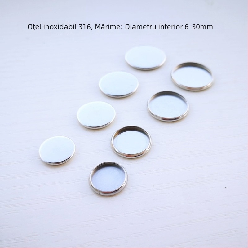 316 oțel inoxidabil cerc interior 6–30 mm accesorii pentru plăci cu pietre