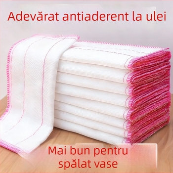 Prosop de vase cu cinci straturi pentru bucătărie, lavetă groasă de curățare fără grăsime pentru uz casnic, ștergerea mesei