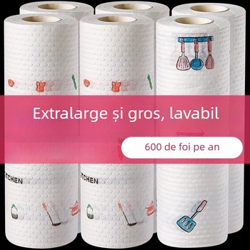 Ștergător de bucătărie de unică folosință – absorbant, pentru utilizare umedă și uscată, din material nețesut îngroșat