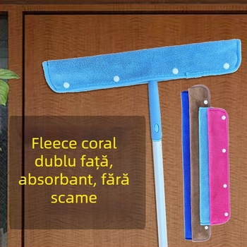 Pânză microfibră de înlocuire pentru mătură magică, husă absorbantă din fleece coral