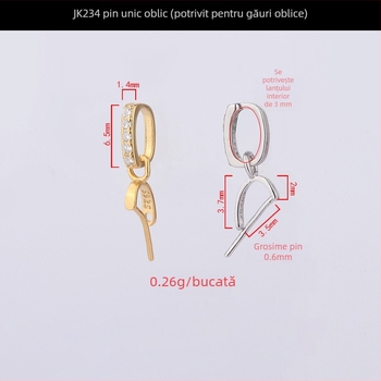 Pandantiv din jad cu conector din argint S925 – Guanyin Jade Buddha pentru bijuterii DIY