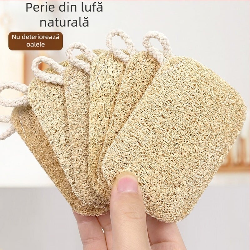 Burete natural din loofah pentru vase și oale – absorbție ridicată a uleiului, durabil