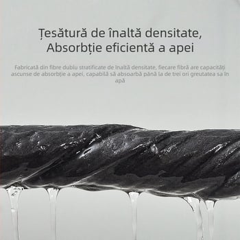Pânză microfibră pentru curățarea geamurilor și a automobilului, groasă, fără scame, fără urme, 310 g