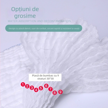 Cârpa de bucătărie din fibre de lemn, absorbantă, rezistentă la ulei, pentru vase și farfurii