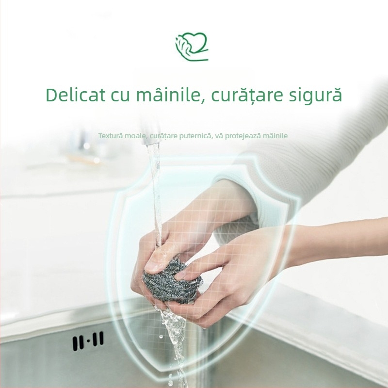 20 de bile din oțel inoxidabil pentru curățarea oalelor