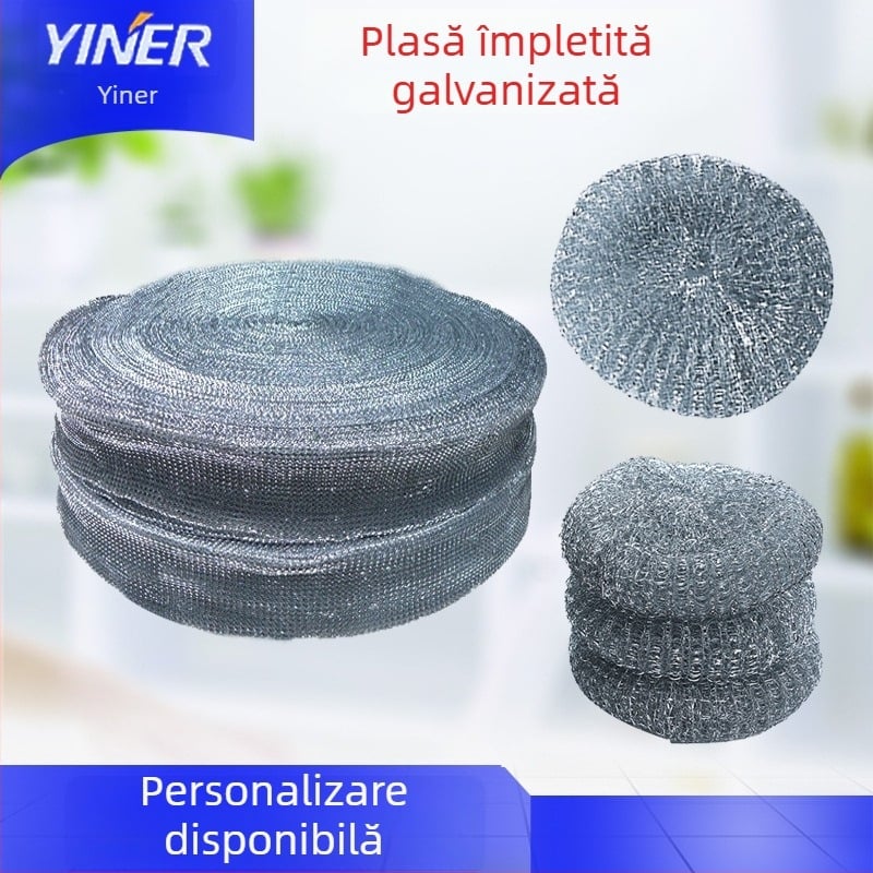 Minge de curățare din plasă de sârmă galvanizată