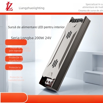 Sursă de alimentare LED cu curent constant pentru benzi LED liniare de interior, 24V, până la 200W