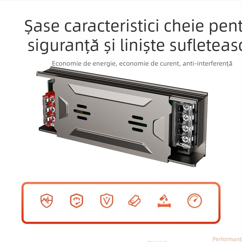 Sursă de alimentare LED cu curent constant pentru benzi LED liniare de interior, 24V, până la 200W