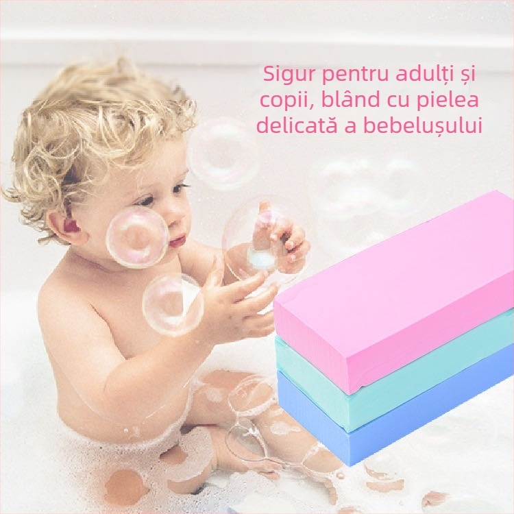 Burete PVA pentru baie, pătrat, ultra-absorbant, exfoliant pentru corp