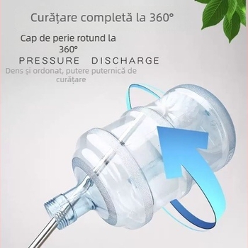 Perie pentru găleată cu mâner lung pentru curățarea sticlelor de apă