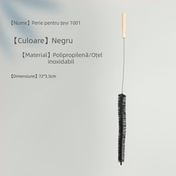 Perie Younuo din oțel inoxidabil pentru curățarea țevilor și canalizării – eliminare păr, pentru conducte de aer și covoare