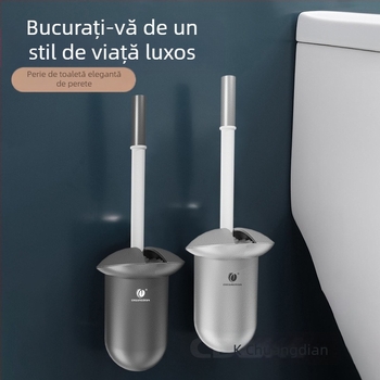 Set de periute de toaletă din silicon pentru uz casnic, curățare la 360°, Creative Point