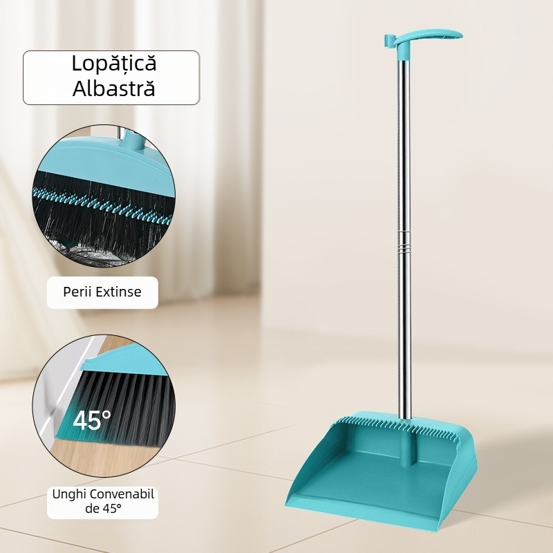 Set mătură și făraș cu peri moi – uz casnic