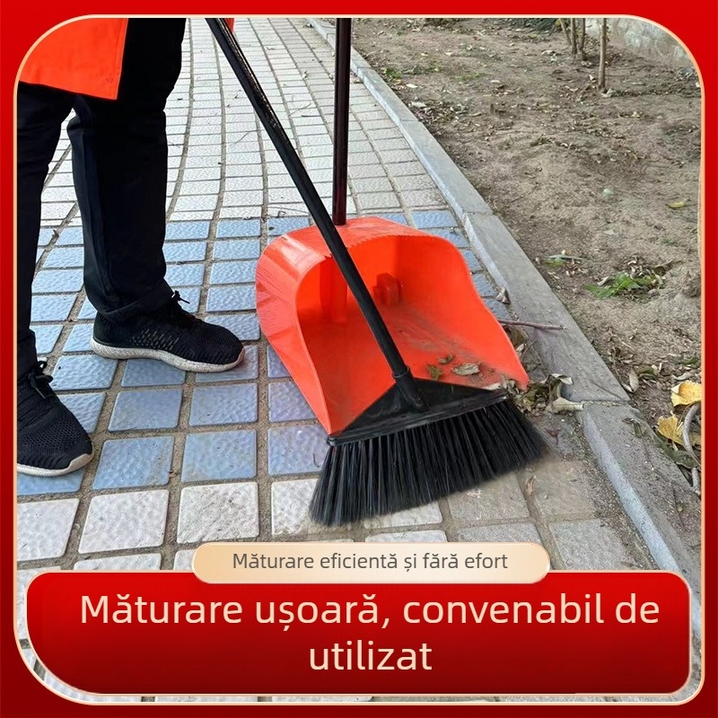 Set mătură și lingură pentru praf, cap transparent, peri moi pentru păr, instrument de curățat podeaua