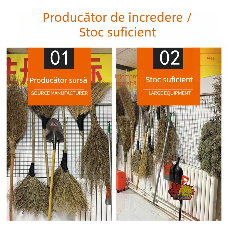 Set mătură și lingură pentru praf, cap transparent, peri moi pentru păr, instrument de curățat podeaua