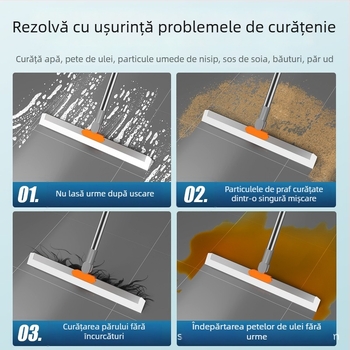 Ștergător magic din silicon pentru podele și plăci, utilizare dublă pentru baie