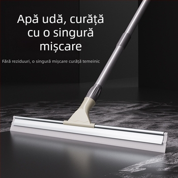 Racletă pentru podea, mătură și ștergător cu braț telescopic