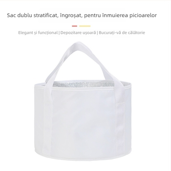 Vas pliabil pentru băi de picioare, capacitate mare, personalizare a logo-ului