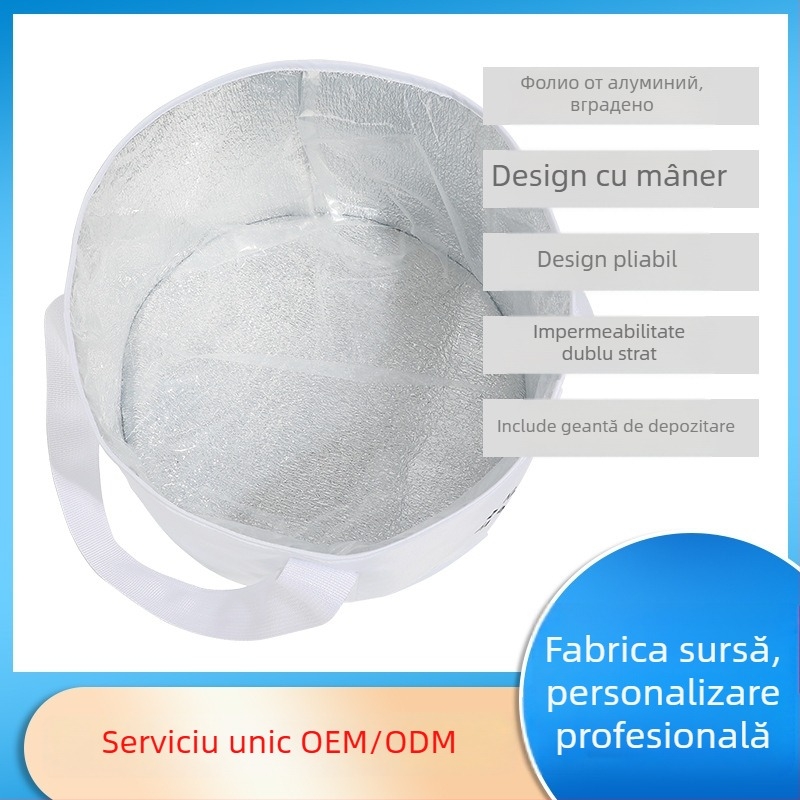 Vas pliabil pentru băi de picioare, capacitate mare, personalizare a logo-ului