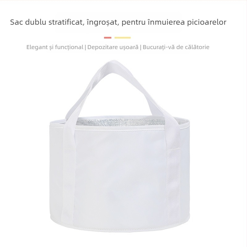 Vas pliabil pentru băi de picioare, capacitate mare, personalizare a logo-ului