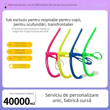 Snorkel pentru copii – antrenament profesional de înot, snorkel cu cap uscat complet