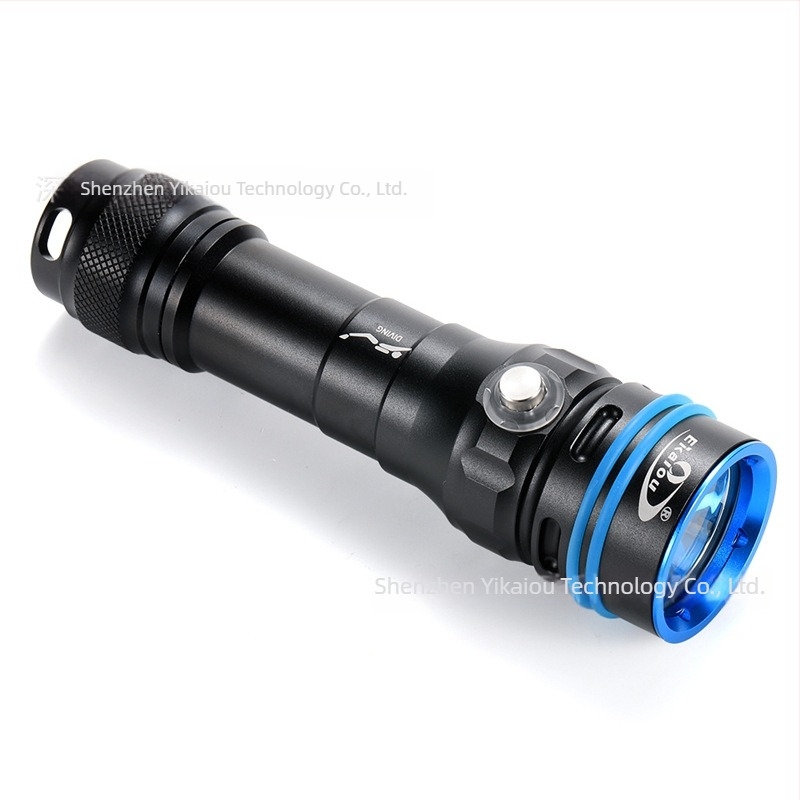 Ekaiou Dx2 LED Lanternă pentru scufundări — SFT40 iluminare subacvatică amfibie, set exterior