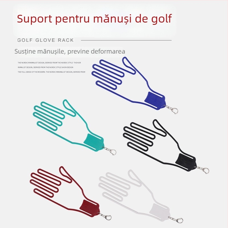 Raft expunere mănuși de golf cu cadru ABS și accesorii pentru căptușire