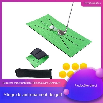 Covoraș de antrenament golf pentru swing, lovire și putting