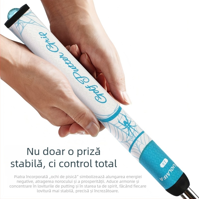 Duolaifa Mâner pentru golf – Putter, din Piatră Ochi de Pisică, Antialunecare, Rezistent la Deformare, Îmbunătățește Simțul la Antrenament