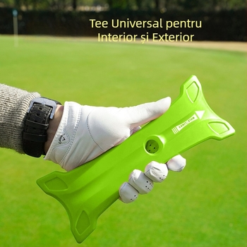 Suport din plastic pentru mingi de golf și tee, pentru interior și exterior