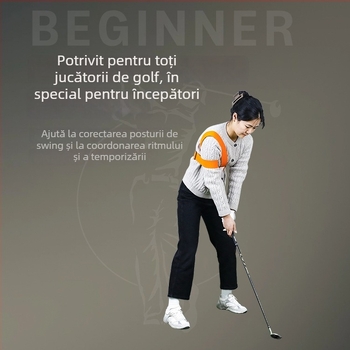Curea de antrenament pentru swing la golf, postură și rotație a taliei