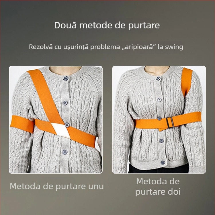 Curea de antrenament pentru swing la golf, postură și rotație a taliei