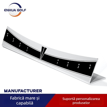 Balansor de traiectorie pentru golf la putting, cu amplitudine reglabilă — dispozitiv de antrenament pentru precizia loviturii