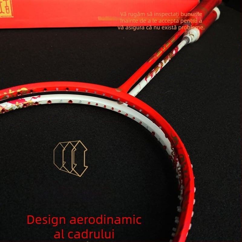 Cadru de badminton din carbon pur, personalizabil