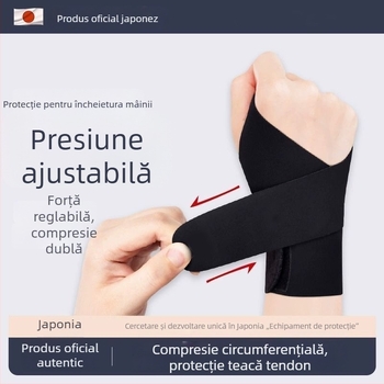Protector reglabil pentru încheietură, subțire și respirabil, pentru bărbați și femei, potrivit pentru badminton, tenis și volei, protecție pentru suprasolicitarea încheieturii