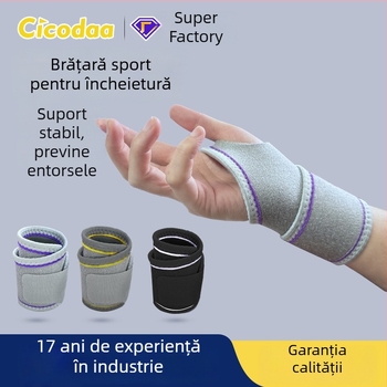 Protecție pentru încheietura mâinii, încălzire, bandă de încheietură pentru baschet și badminton, absorbant de transpirație