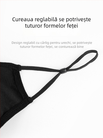 Mască de ciclism din ice silk, respirabilă, protecție UV pentru vară, unisex pentru ciclism pe șosea și alergare