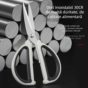 Foarfece de bucătărie din oțel inoxidabil pentru oase de pui și alimente, multifuncționale, ascuțite, pentru uz casnic