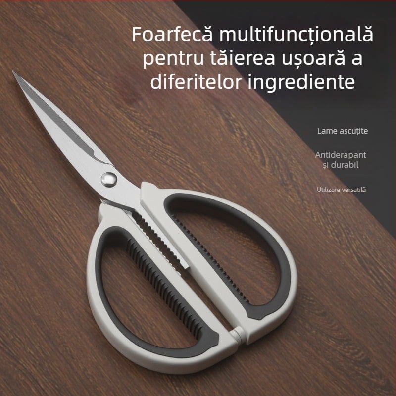 Foarfece de bucătărie din oțel inoxidabil pentru oase de pui și alimente, multifuncționale, ascuțite, pentru uz casnic