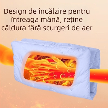 Încălzitor de mâini reîncărcabil, izolație din puf cu bumbac, încălzitor USB portabil pentru mâini și talie, încălzire rapidă
