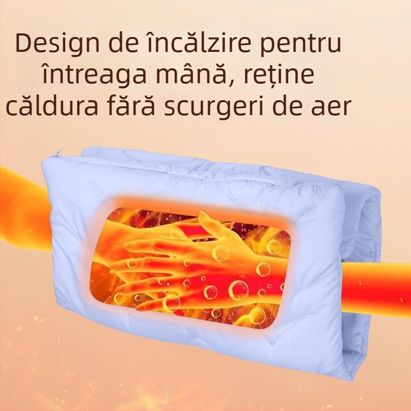 Încălzitor de mâini reîncărcabil, izolație din puf cu bumbac, încălzitor USB portabil pentru mâini și talie, încălzire rapidă