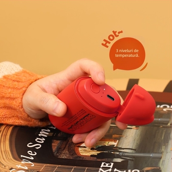 Zan design ZDQ-01 Încălzitor de mâini cu încălzire dublă, compact, cu baterie încorporată 4000–6000 mAh