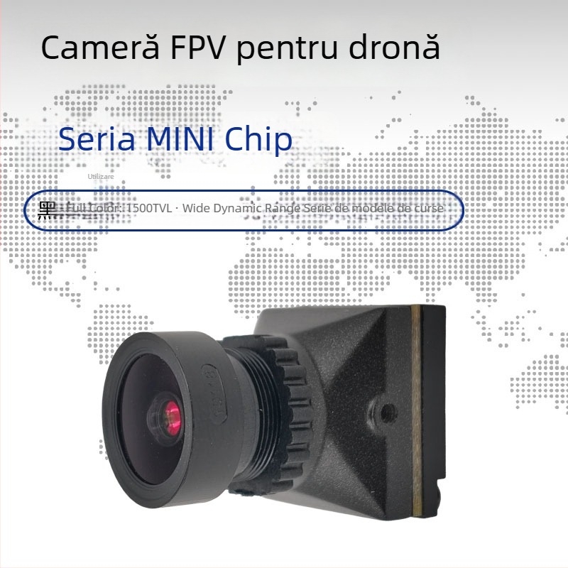 Dronă FPV de curse cu zonă țintă mare, cameră în formă de floare cu iluminare neagră, latență redusă, performanță în condiții de lumină scăzută, modul cameră cu nucleu de culoare complet