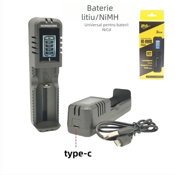 Încărcător USB inteligent cu un singur slot pentru baterii Li-ion 26650/18650, 4,2V, pentru felinare și lampi miniere